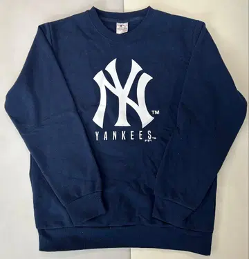 [ MLB ] [ Yankees ] 네이비 풀오버 맨투맨 / 속기모