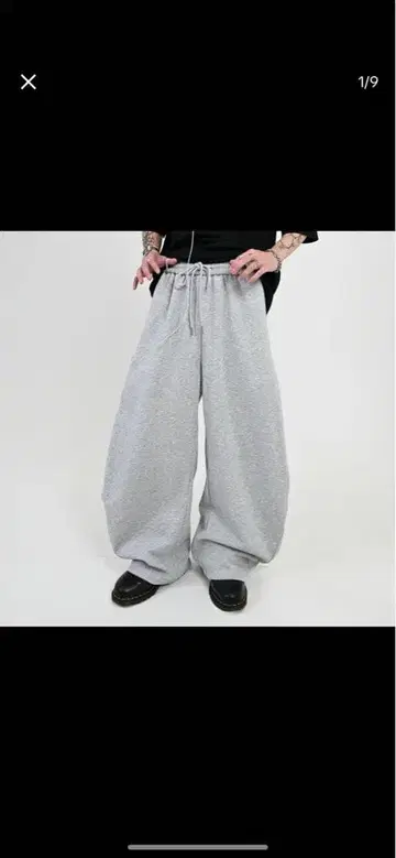 지하인 온라인 스웨트 팬츠 그레이 S 사이즈