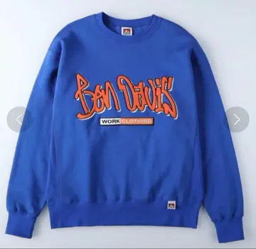 [ 새상품급 ] BEN DAVIS 태깅 로고 맨투맨