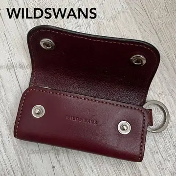 와일드 스완스 CLIPPER2 키케이스 버건디 가죽
