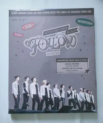 SEVENTEEN DVD FOLLOW AGAIN TO JAPAN