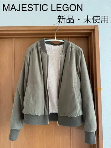 [ 새상품 미사용 ] MAJESTIC LEGON 리버서블 보아 자켓
