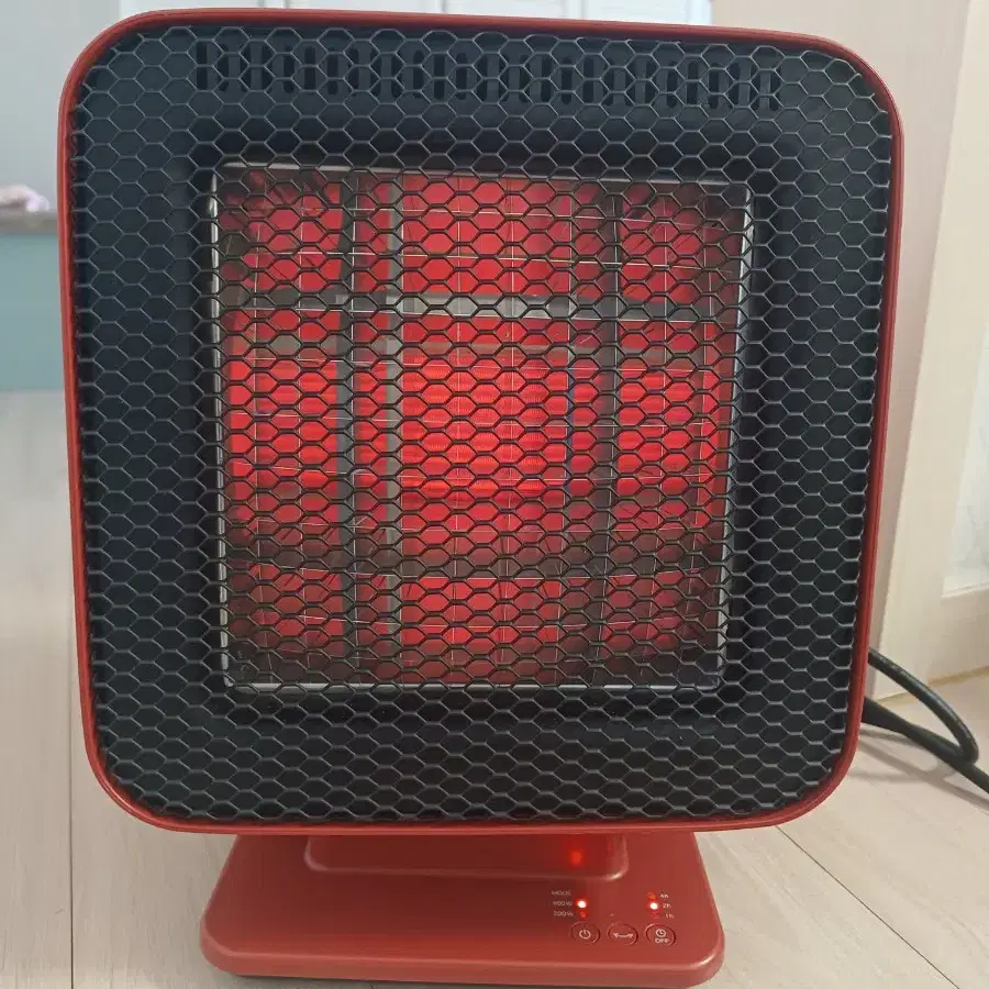 새상품급) 플러스마이너스제로 리플렉트 에코히터 REH-400 레드