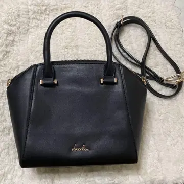 [ dazzlin ] 블랙 x 골드 숄더백