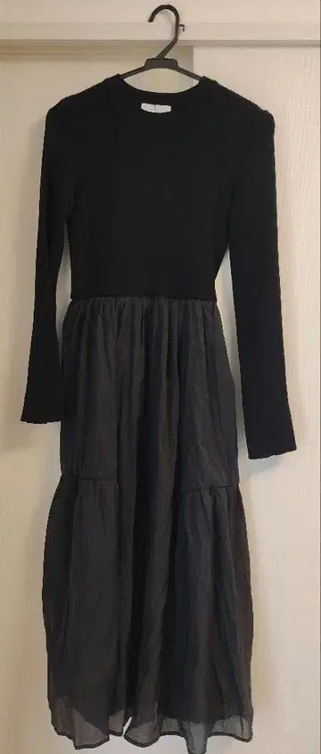 긴팔 원피스 블랙 36호