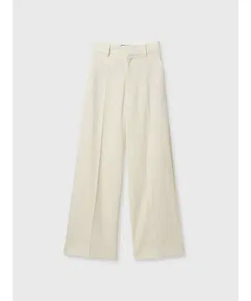 미사용 새상품 anuans 글로스 울 와이드 팬츠