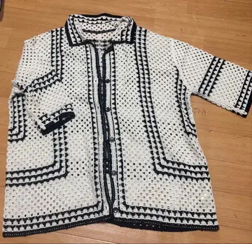 코바늘 가디건 새상품급