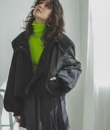 bohmal 밀리터리 충전솜 블루종