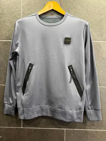 BRIEFING 그레이 맨투맨 트레이닝복