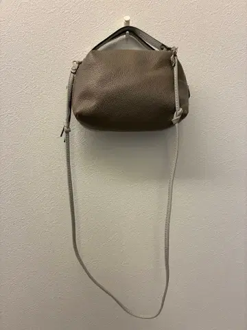 미니 숄더백 가죽