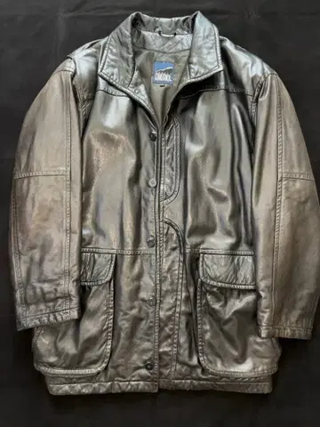 양가죽 가죽 코트 ROBERT COMSTOCK 블랙 L 사이즈