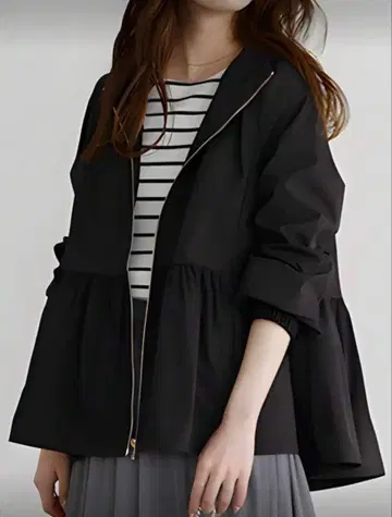 헴 플레어 블루종 마운틴 파카 블랙