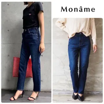 Moname 모나 MILLA 미라 스트레이트 데님 새상품 BLU 22