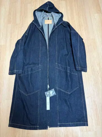 살밤 sulvam 데님 코트 미사용 새상품