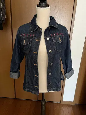 시모키타자와 구제 의류 데님 자켓 90s 웨스턴