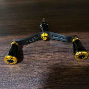 GOMEXUS 스피닝 릴 핸들 블랙/골드