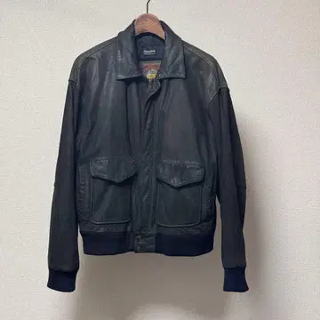 vintage 가죽 자켓 블랙 스미크로 a-2