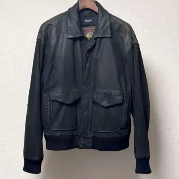 vintage 가죽 자켓 블랙 a2