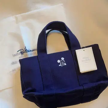 미사용 론 헤르만 미키 토트백 캔버스 디즈니