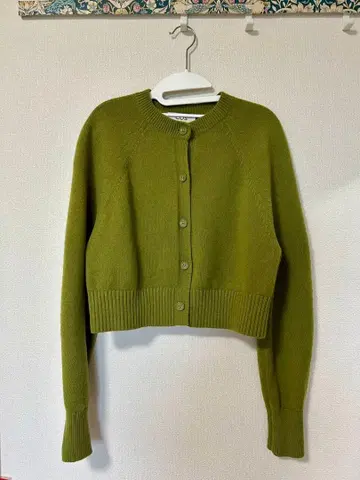 COS 올리브 그린 가디건 EUR XS