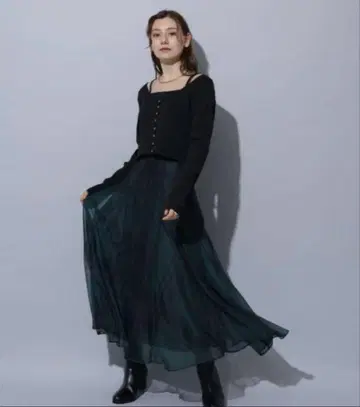 리란튜어 빅 시어 체크 스커트