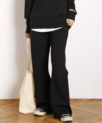 New 스무디 니트 팬츠 블랙