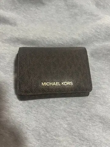 MICHAEL KORS 3단 폴더형 지갑 브라운