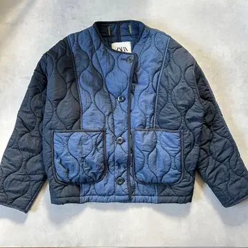 ZARA 네이비 퀼팅 자켓 S 사이즈