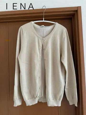 [거의 미사용] IENA 라메 니트 가디건