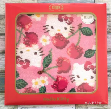 페일러 FEILER 손수건 헬로키티 체리