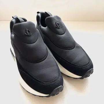 극미품! JIMMY CHOO 지미추 멤피스 스니커즈 블랙