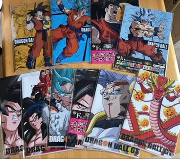 드래곤볼 클리어 파일 10개 (20장)