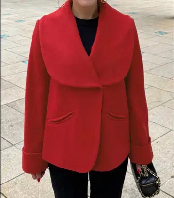 JENNE 클래시컬 숏코트 M