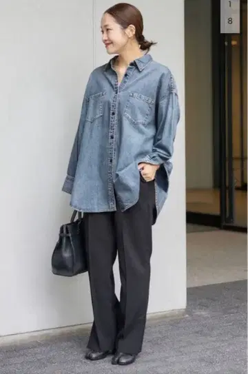 JOURNAL STANDARD 라이트 온스 데님 셔츠