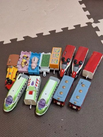 Disney 프라레일 차량 세트 4점 세트