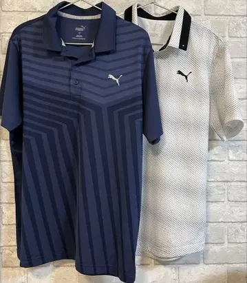 푸마 골프 반팔 피케 셔츠 남성용 2장 세트