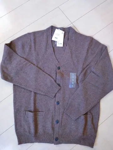유니클로 가디건 브라운 XL 니트 스웨터