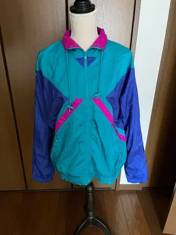 시모키타자와 구제 의류 컬러풀 나일론 자켓 90s