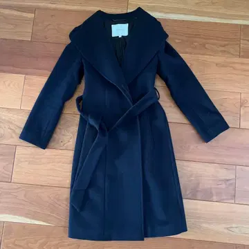 언타이틀/체스터 코트/네이비/사이즈 XXS