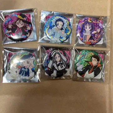 프리큐어 스토어 한정 키미토 아이돌 프리큐어 할로윈 캔뱃지 6종 컴프