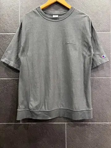 Champion 그레이 T셔츠 반팔