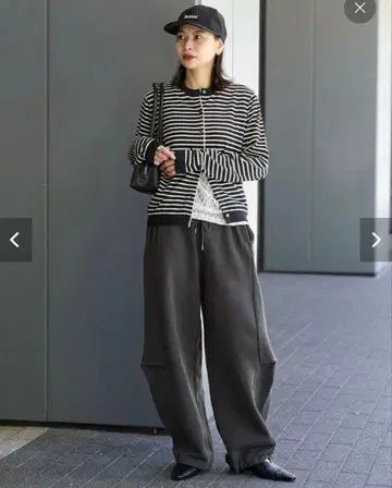 JOURNAL STANDARD 피그먼트 배럴 팬츠