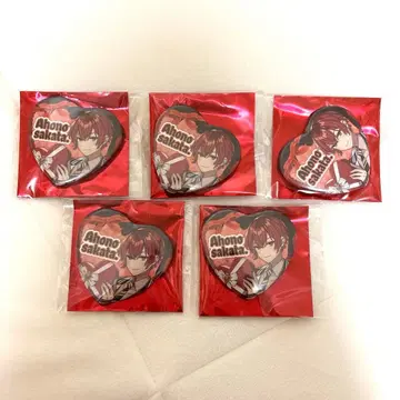 [ 5개 ] 사카타 소라마후우라사카 발렌타인 등신 캔뱃지
