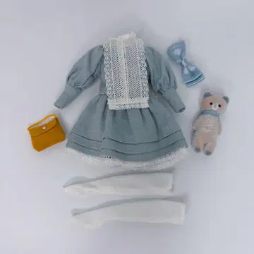 갈룸 드레스 컬렉션 레이스 타블리에 드레스 세트 리카짱