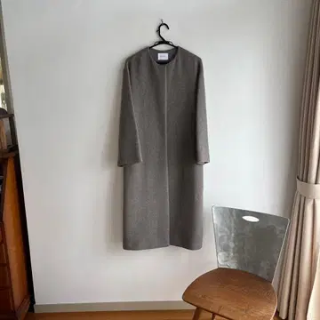 BEAUTY&YOUTH 그레이 롱 코트