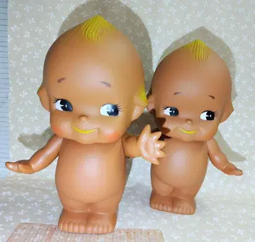 브라운의 큐피 인형 29cm (중고품) 2체 세트