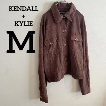 KENDALL + KYLIE [ M ] 버튼 포함 셔츠 브라운 자켓