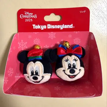 디즈니 크리스마스 미키 미니 반지 2025 미사용 새상품