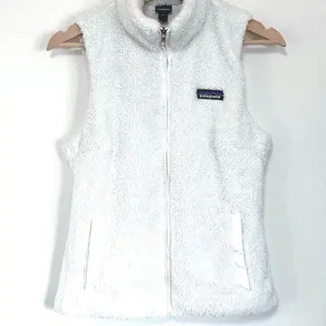 파타고니아 플리스 베스트 화이트 흰색 플리스 베스트 보아 집업