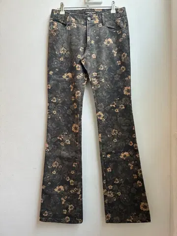 TORNADO MART 플라워 프린트 플레어 팬츠